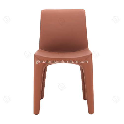 Injestion Foam Side Chair Modern dining chairs with whole leather Manufactory